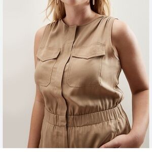 banana republic tencel utility romper